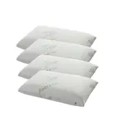 Vistara Set of 4 Bamboo Pillow Shredded Memory foam Size 65cm x 45cm