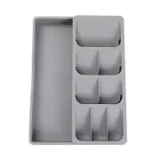 Faridabio Silverware Organizer Storage TrayCutlery Expandable Organizer for K...