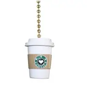 To Go Cup of Coffee Ceiling Fan Pull or Light Pull Chain