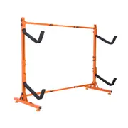 Freestanding Kayak Storage Rack, Kayak Stand for 2 Kayak Canoe Paddleboard, Heavy-duty Steel Kayak Hanger Holder with Padded Arms and Adjustable Width, 79.5kg Max Load, for Indoor Outdoor