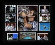 New Roger Federer 2017 Australian Open Signed Limited Edition Memorabilia Framed