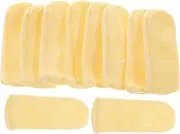 Minkissy 4sets Whittling Glove Cut Resistant Sleeve for Kitchen Finger Cots Cut Finger Protectors Cutting Protector 10pcs*4