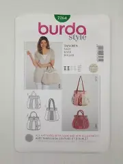 Burda Sewing Pattern 7264 Women's Bags Pattern Size 3 styles NEW
