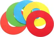 CLISPEED 5pcs Handheld Soccer Training Discs Non Slip Agility Markers for Practice Durable Football Practice Equipment for Skill Improvement and Fun