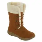 Women's Liz Claiborne Clinton Winter Boots Flat Heel Lace-up MSRP $110 ()