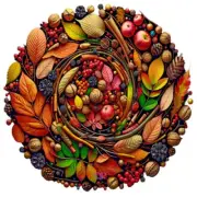 QPuzzles 750 Piece Round Jigsaw Puzzle - Autumn Leaves 1