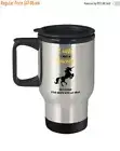 I wish I was a unicorn so I could stab idiots with my head Travel Mug