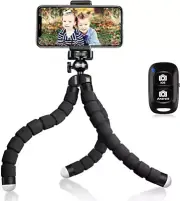 Phone Tripod UBeesize Premium Flexible, Wireless Remote, Iphone/android