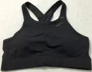 NIKE Women's Classic Crossback Bra Medium Support BQ5815 Black Size XS