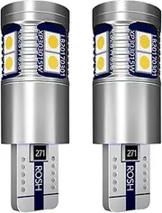 HAN-Store 2pcs LED Clearance Light Parking Bulb Lamp W5W T10 194 Canbus Fit for Jaguar S-Type 2 XF 1 2008-2011 XJ XK 8 X-Type 2001-2009 (Color : Yellow, Emitting Color : W5W T10 2825)