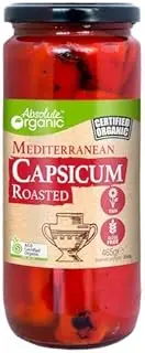 Absolute Organic Roasted Capsicums, 465g