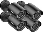 ANNKE 4 Pack 1080P HD TVI Home Security Camera Outdoor Indoor, 1920TVL, Black