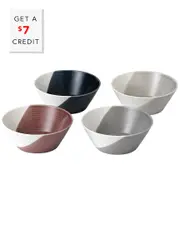 Royal Doulton Bowls of Plenty Bowls (Set of 4) with $7 Credit NoSize Multi