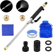 Jet sono Power Washer, 2-in-1 High Pressure Power Washer, Pressure Washers with 2 Jet Nozzle and Hose Quick Connectors, Suitable for car wash and Cleaning The Garden (2PCS Black)