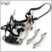 McPherson Full Mouth Speculum Equine Horse Speculum Leather Stainless Steel