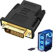 DVI Adapter Cables | Display Port Adapter Video Converters for High Speed Transmission,Cable Adapter Converter with High Speed Transmission, Connects Laptops Desktops to TVs Monitors