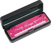 Daseeme 10-Hole Harmonica Key of C 20-Tone Musical with Storage Case for Beginner Student