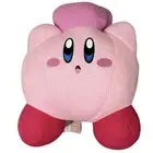 TOMY Nuiguru Knit Kirby Plush Heart Plush Toy - Super Mario Bros 15”