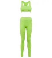 [Prism²] Prism² Elated bra and Awaken leggings set One Size green