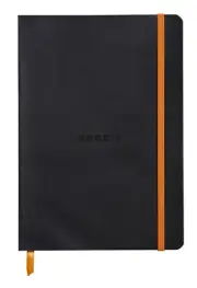 Rhodiarama Softcover Notebook A5 Dotted Black