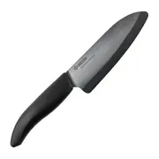 Kyocera Ceramic Santoku Knife - 14cm Black Blade, Black Handle