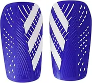 [adidas] Unisex-Adult Tiro Club Shinguard, Lucid Blue/White/Solar Red, Large