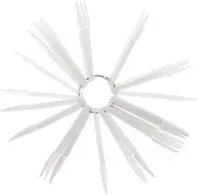 NOLITOY 150pcs Nail Fan Color Card Nail Display Stand Paint Mixer Tray Paint Holder Tray Nail Art Polish Holder Watercolor Tray Nail Art Mixing Plate Paint Pallet Nail Art Practice Stick