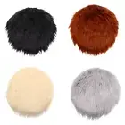 Solid Color Warm Wool Round Cushion Stool Pad Thickening Dining Chair Cushio===