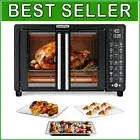 17-Mode Digital French Door Air Fryer Toaster Oven - 24L Capacity, 1700W Power