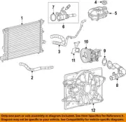 Dodge CHRYSLER OEM Radiator Coolant Overflow-Reservoir Expansion Tank 55111471AE