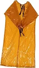 Waterproof Work Clothes Overalls Waterproof Apron Laboratory Coat Lab Work Apron Elastic Tie Smock Alkali-resistant Apron Splash-proof Elastic Cuff Smock Wear-resistant Smock Pvc