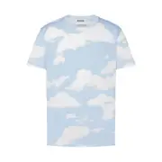 [Moschino] Moschino Cloud-print T-shirt M BLUE/WHITE