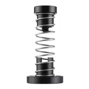 8mm 3D Printer T8 POM Anti Backlash Screw Nut for Lead Acme Threaded Rod Eliminate The Gap Spring DIY CNC Accessories