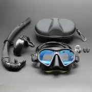 Wet Low Volume Freediving Mask Anti-Leak Tempered Glass Free Dive Mask J-Type Di