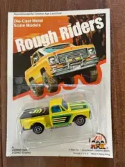 VINTAGE Rough Riders Die Cast Metal Model Chevy Stepside Pick-Up - Yellow NOS