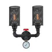 VENETO Black Iron Interior Surface Mounted 2 Light Wall Light - VENETO-W2