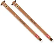 LEGAMI Erasable Gel Pen Honey Bear, Thermosensitive Ink, 0.7 mm Tip Diameter, 15 cm Length, Red ink (Pack of 2)