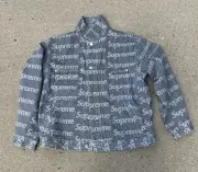 Supreme Denim Chore Trucker Jacket Stripe Size Large New York