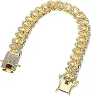 EXAOMBLE Metal Dog Chain Collar for Stylish Pets Decorative Neck Chain for Dogs and Cats Smooth Touch Jewelry Accessory for Photos and Special Moments