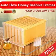 7x Plastic Bee Hive Frames Beekeepking Bee House for Auto Bee Equipment Hive Box