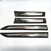 4pcs/Set Compatible for FORTUNER 2015 2016 2017 2018 2019 2020 2021 Car Side Door Body Strips Cover Trim