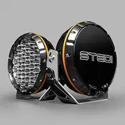 STEDI Type-X Sport 8.5" LED Driving Lights – Ultra High Output, Spot Beam, IP68 Waterproof, 4WD Off-Road, UTE, Touring – Pair