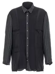 [Maison Margiela] Maison Margiela-Patchwork Reversible Jacket Giacche Grigio-Uomo 50IT