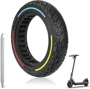 Tumacado 10 x 2.125 E Scooter Solid Tyres, 250 x 54 Solid Rubber Tyres, Electric Scooter for Ninebot F20 F25 F30 F40.10 Inch Non-Slip and Anti-Puncture Replacement Tyre 1 Piece
