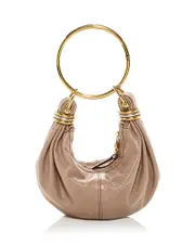Chloe Bracelet Mini Leather Hobo Bag