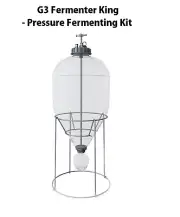 KegKing G3 Fermenter King - Pressure Fermenting Kit For Beer Wine Making