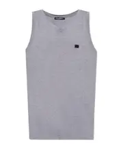 Dolce Gabbana Logo Tag Oversize Singlet S,XS,L,M Gray