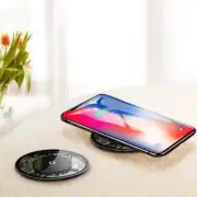 Baseus Wireless Charger Fast Charge Mat Pad for Airpods iPhone 13 Samsung Black