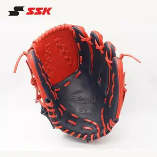 免運 日本SSK棒球手套全牛皮投手手套成人進階ADVANCEDPROEDGE系列黑紅 11.75寸 雙十一購物節