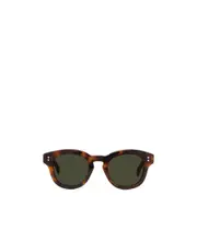 Geometric frame sunglasses 48 Green